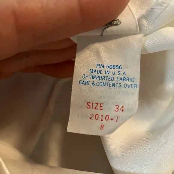 🌸Bright White Lace Trim full slip/ Nightgown - Picture 8 of 8